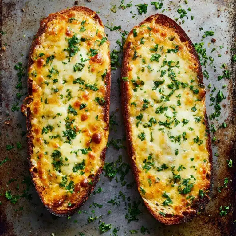 Tasty Cheesy Garlic Bread Recipe