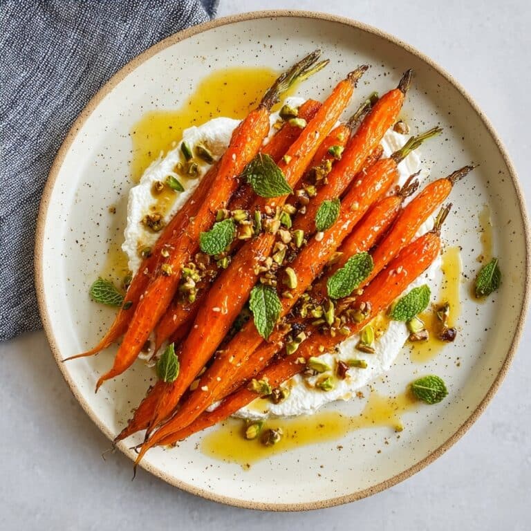 Roasted Carrots with Whipped Ricotta and Hot Honey Recipe
