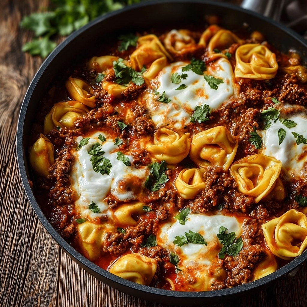 Cheesy Beef Enchiladas Tortellini Recipe - Recipe Image