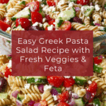 Easy Greek Pasta Salad Recipe