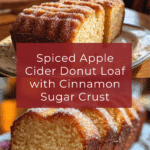 Spiced Apple Cider Donut Loaf with a Cinnamon Sugar Crust Recipe