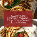 Sweet Chili Chicken Wraps: A Spicy-Sweet Lunch Favorite! Recipe