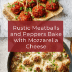 Rustic Meatballs and Peppers Recipe