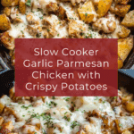 Slow Cooker Garlic Parmesan Chicken and Potatoes Recipe