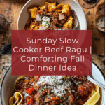 Sunday Slow Cooker Beef Ragu Recipe