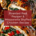 Roasted Red Pepper & Mozzarella Stuffed Chicken Recipe