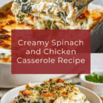 Chicken and Spinach Casserole with Cream Cheese Recipe