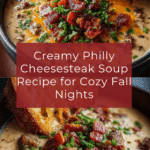 Philly Cheesesteak Soup Recipe