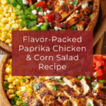 Paprika Chicken & Corn Salad Recipe