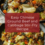 Chinese Ground Beef and Cabbage Stir-Fry Recipe