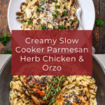Slow Cooker Parmesan Herb Chicken & Orzo Recipe