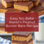 Reese’s Peanut Butter No-Bake Bars Recipe