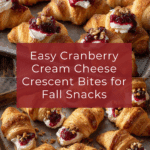 Cranberry Cream Cheese Crescent Bites Recipe