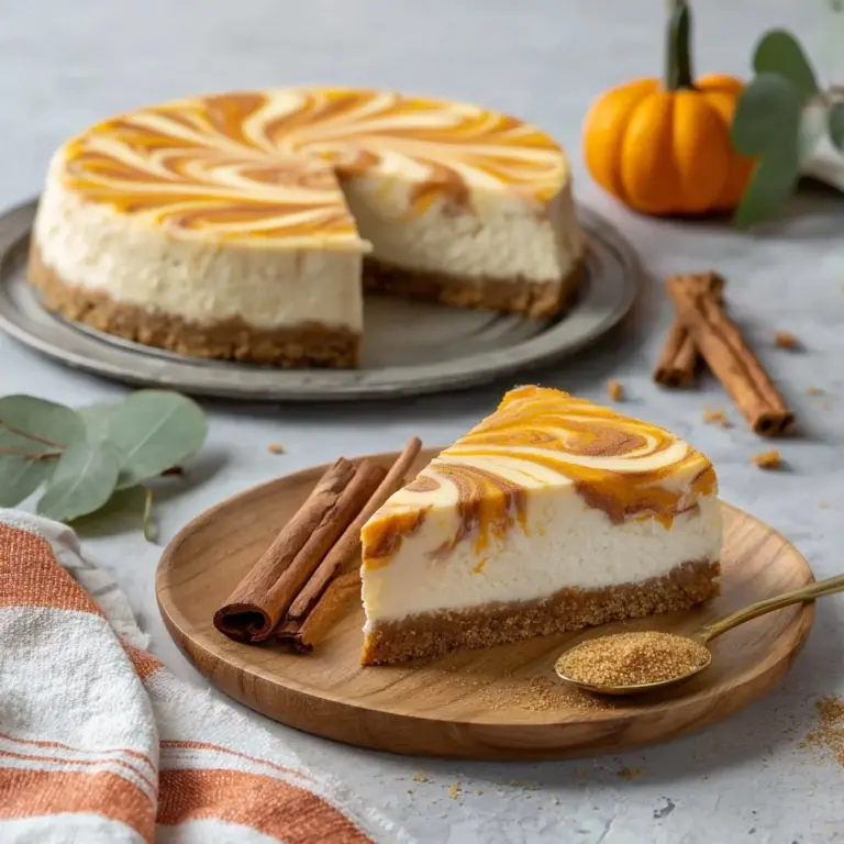 Pumpkin Swirl Cheesecake Recipe