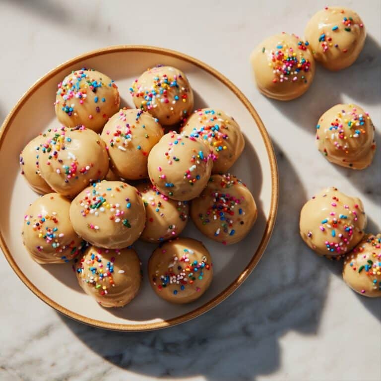 Birthday Cake Batter Protein Balls Recipe