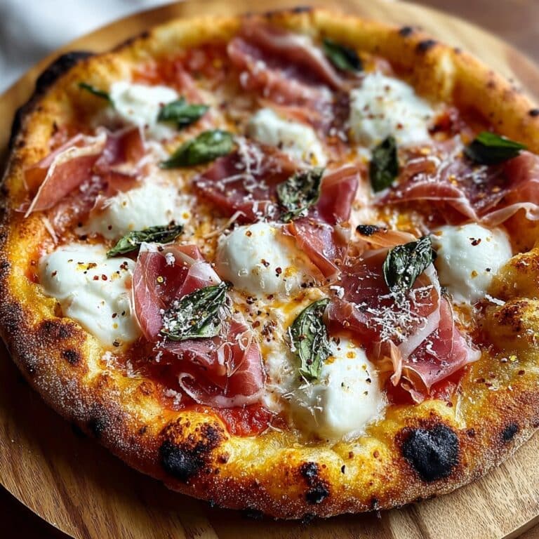 White Pizza with ProsciuttoIngredients Recipe