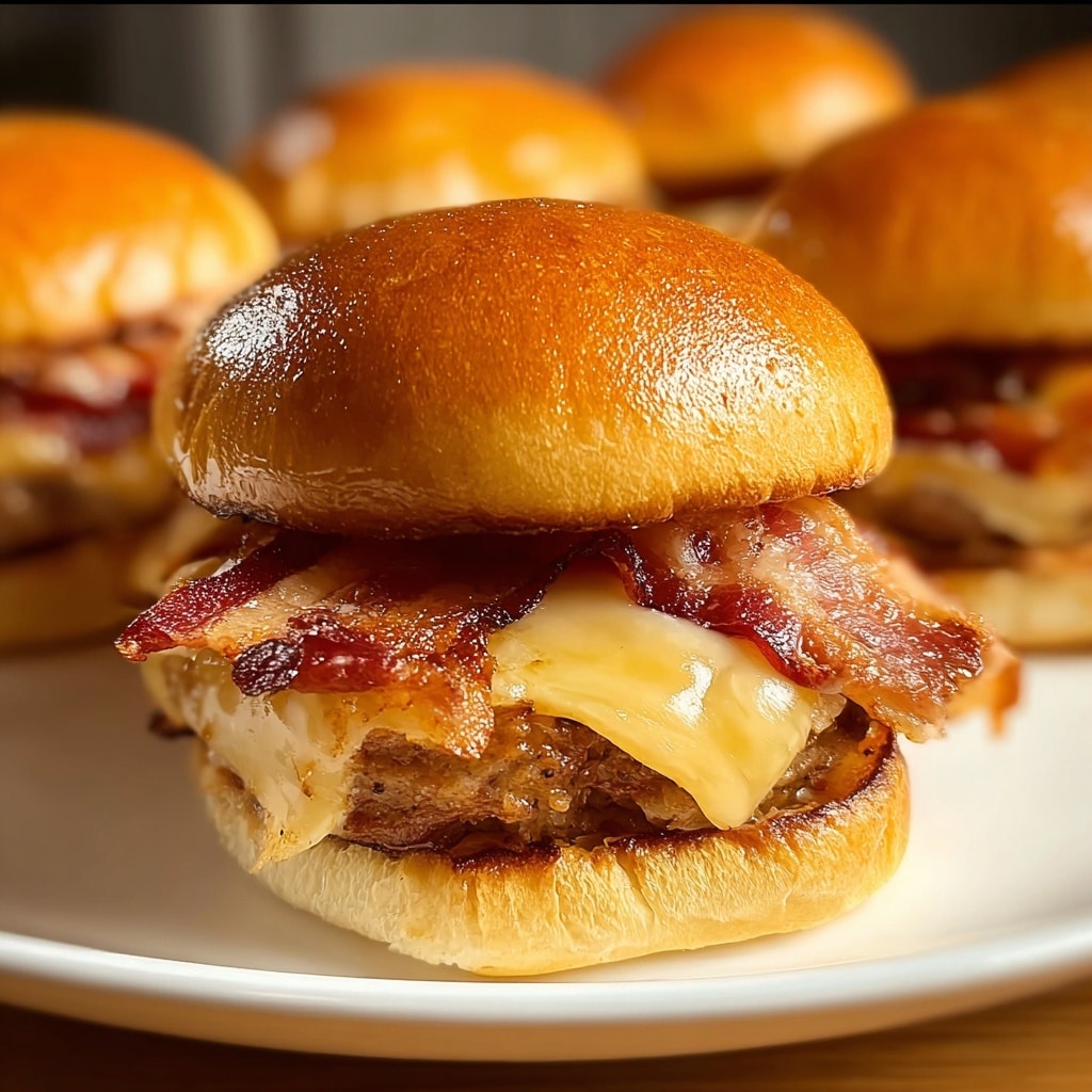 Hot Brown Sliders for Delicious Comfort Recipe - Recipe Image
