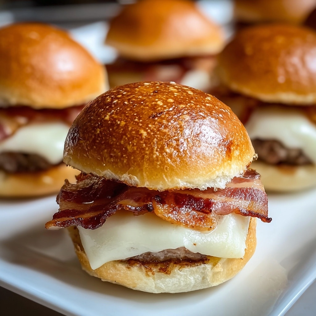 Hot Brown Sliders for Delicious Comfort Recipe - Recipe Image
