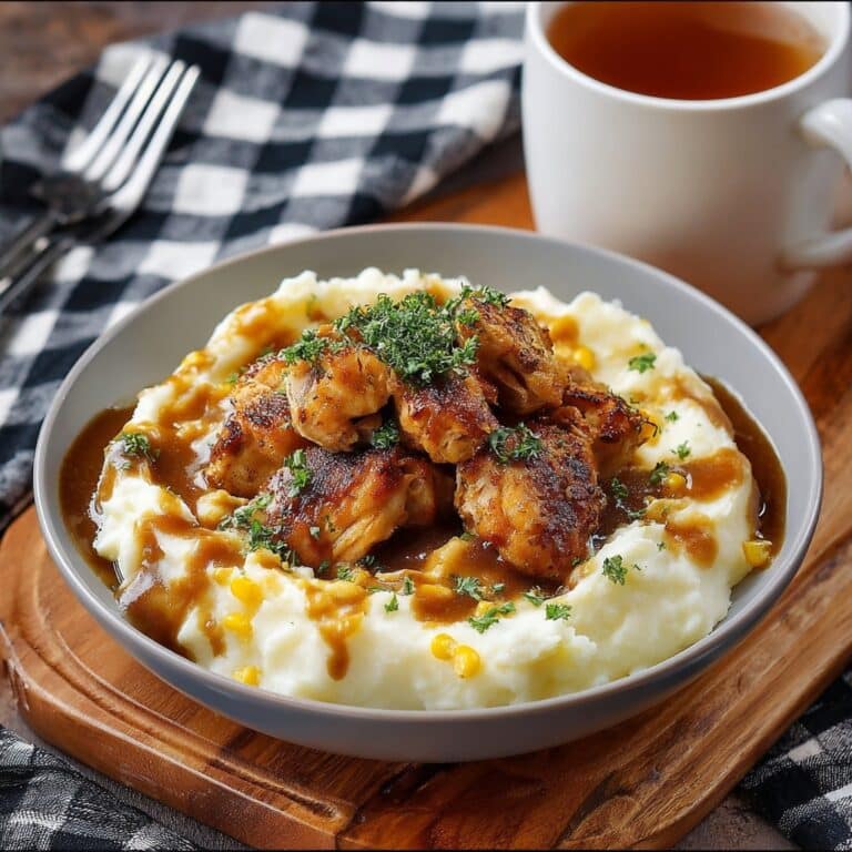 Chicken Mashed Potato Bowls Recipe