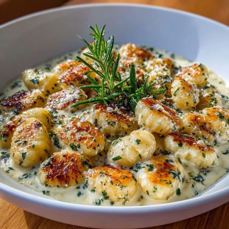Millionaire Gnocchi with Creamy Sauce Recipe