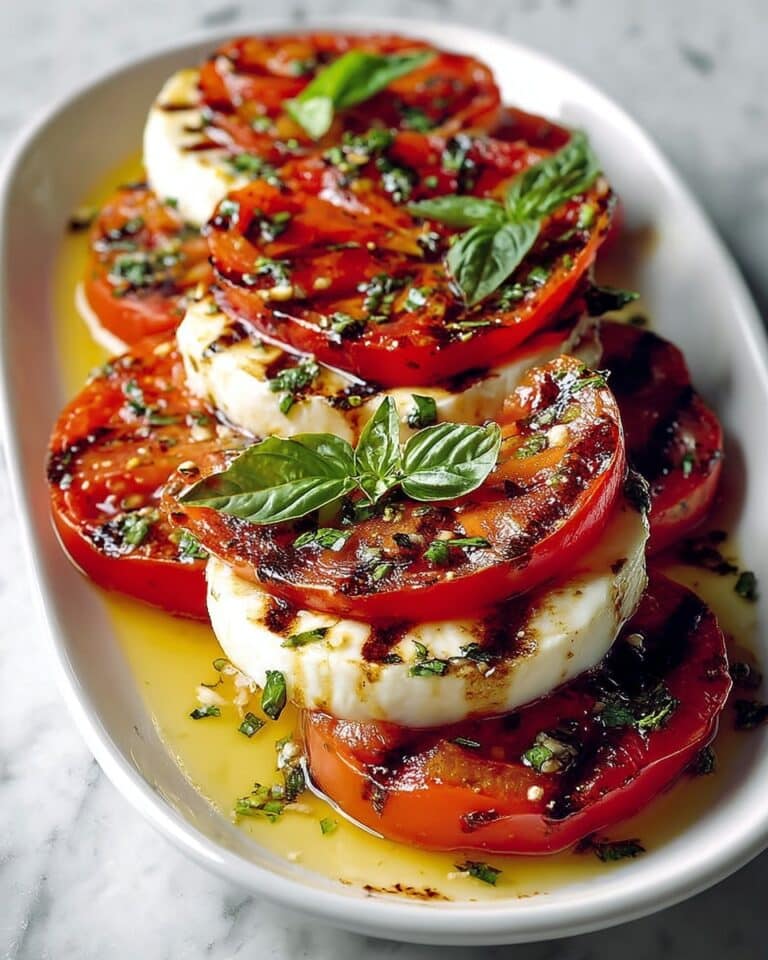 Roasted Tomato Caprese Salad Recipe