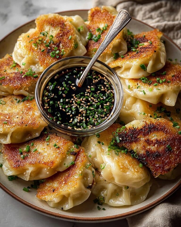 Chicken Potstickers Pan Fried Dumplings Recipe