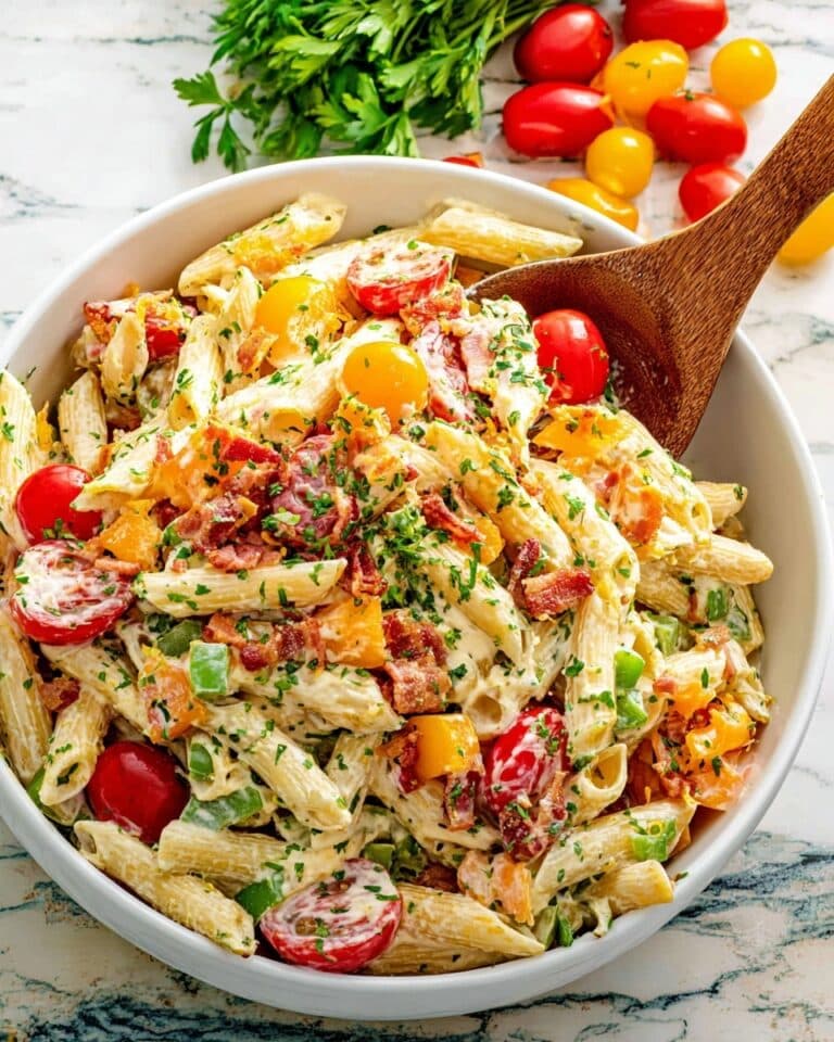 Club Sandwich Pasta Salad Recipe