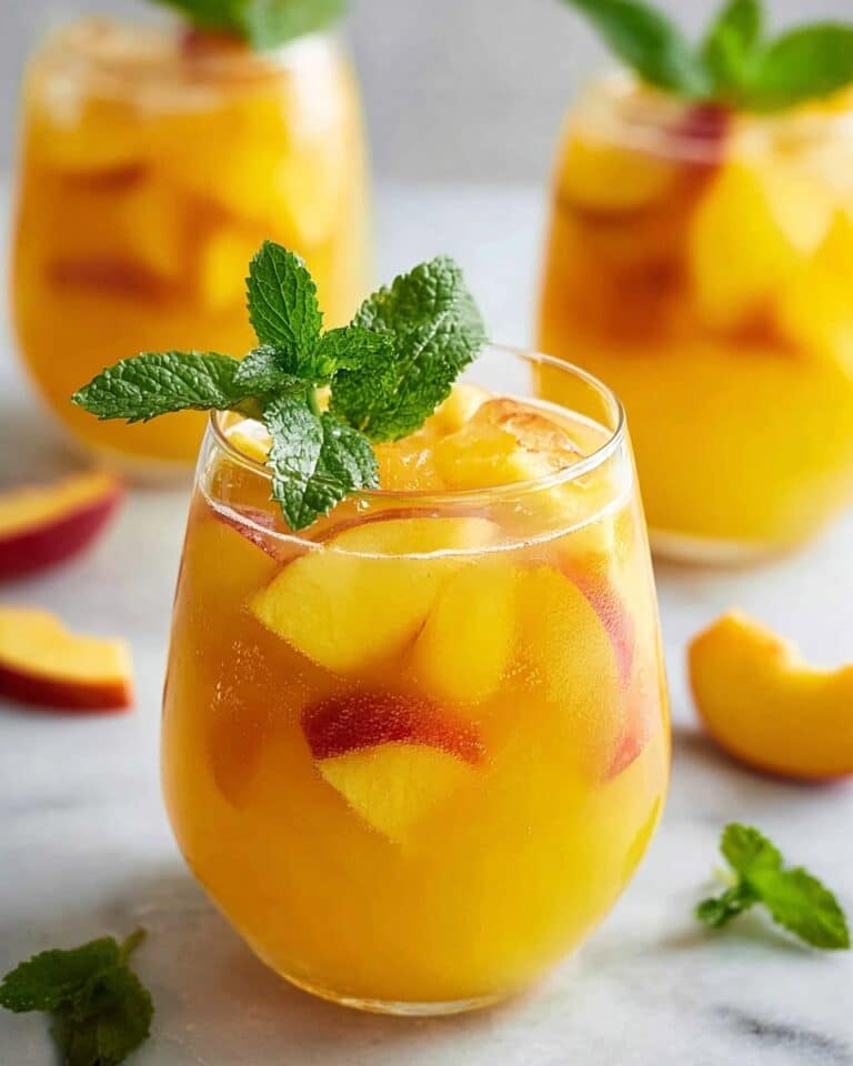 Easy Peach Sangria Recipe