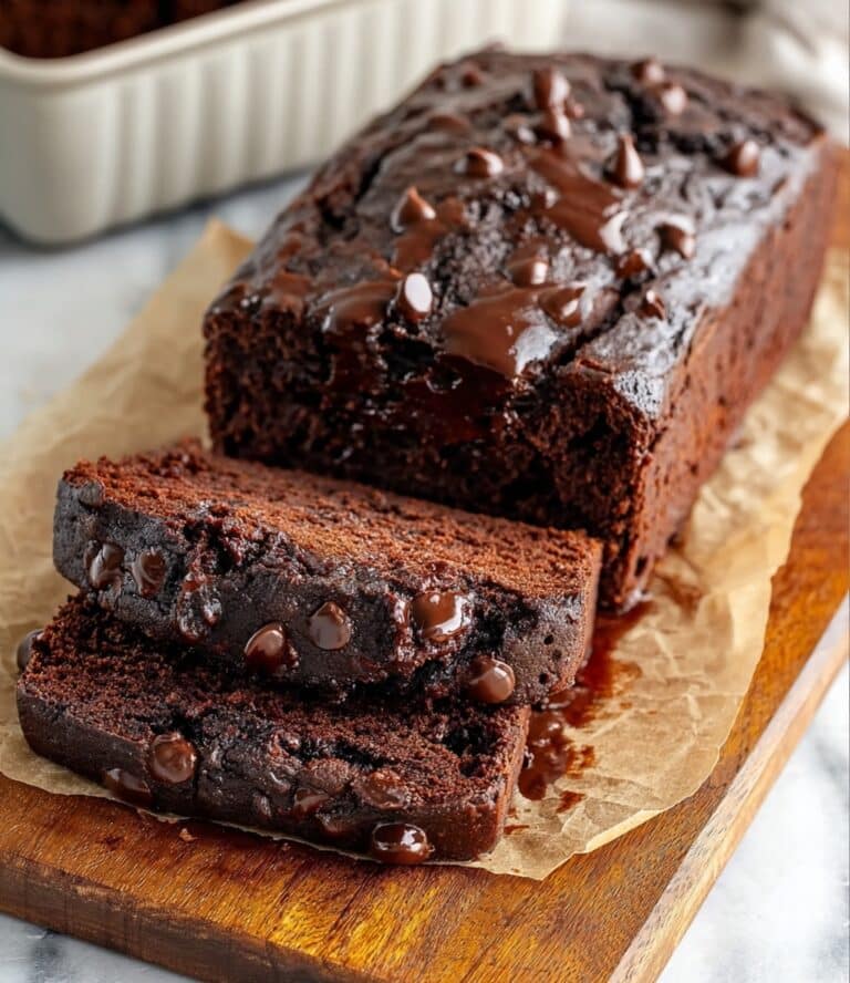 Hot Fudge Brownie Bread Recipe