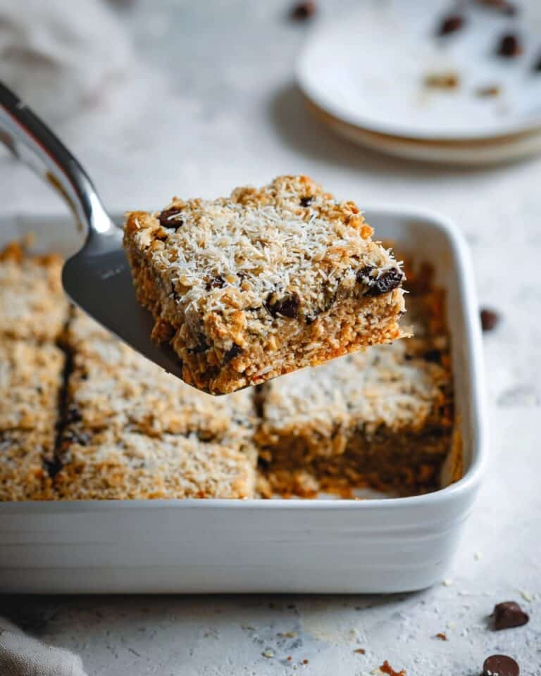 Baked Oatmeal with Chocolate Chips Recipe