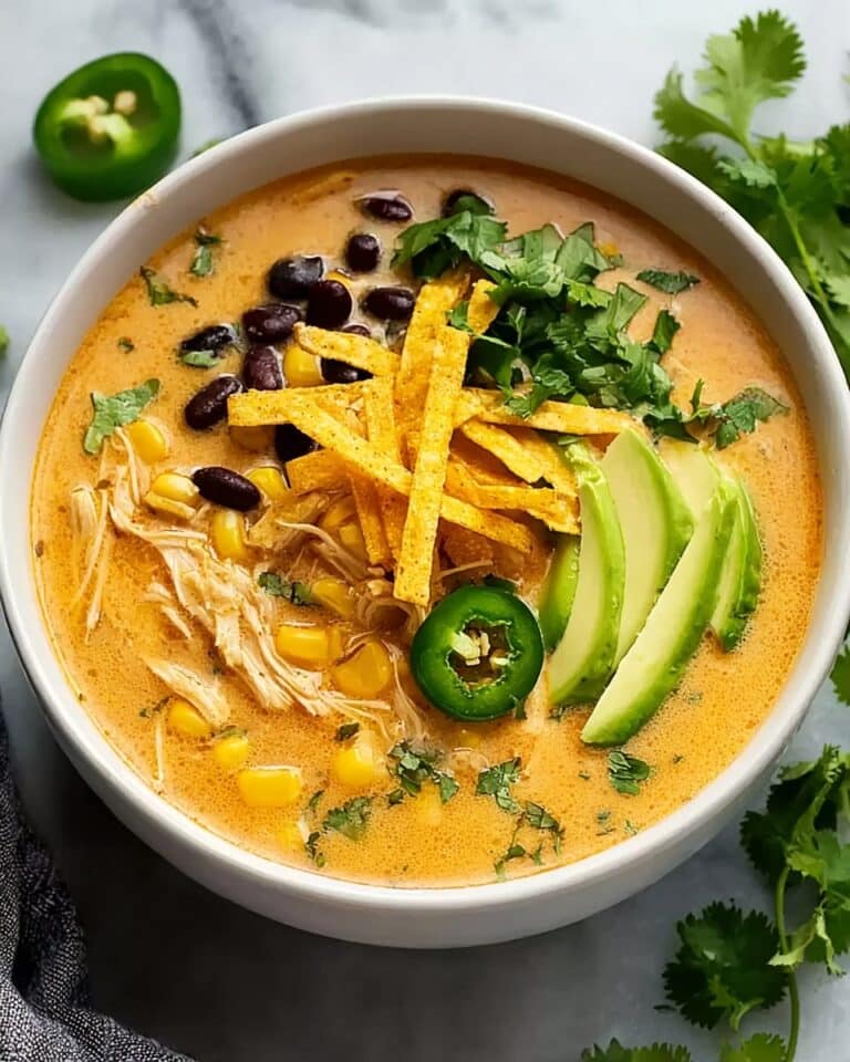 Creamy Chicken Tortilla Soup Recipe