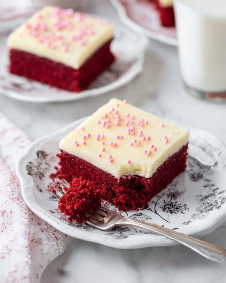 Red Velvet Cookie Bars with Cream Cheese Frosting Recipe