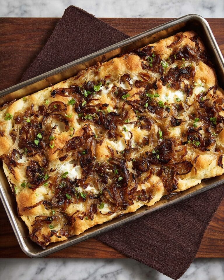 Onion Focaccia Bread Recipe