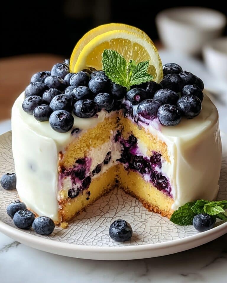 Lemon Blueberry Buttermilk Dessert Recipe