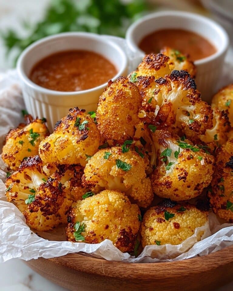 Baked Cauliflower with Garlic, Paprika, and Parmesan Recipe