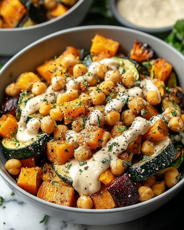 Roasted Veggie and Chickpea Bowls Delight Recipe