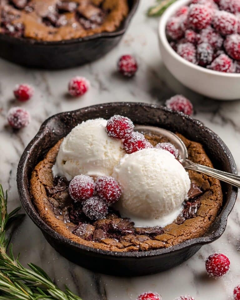 Vegan Gingerbread Cookie Skillets Recipe