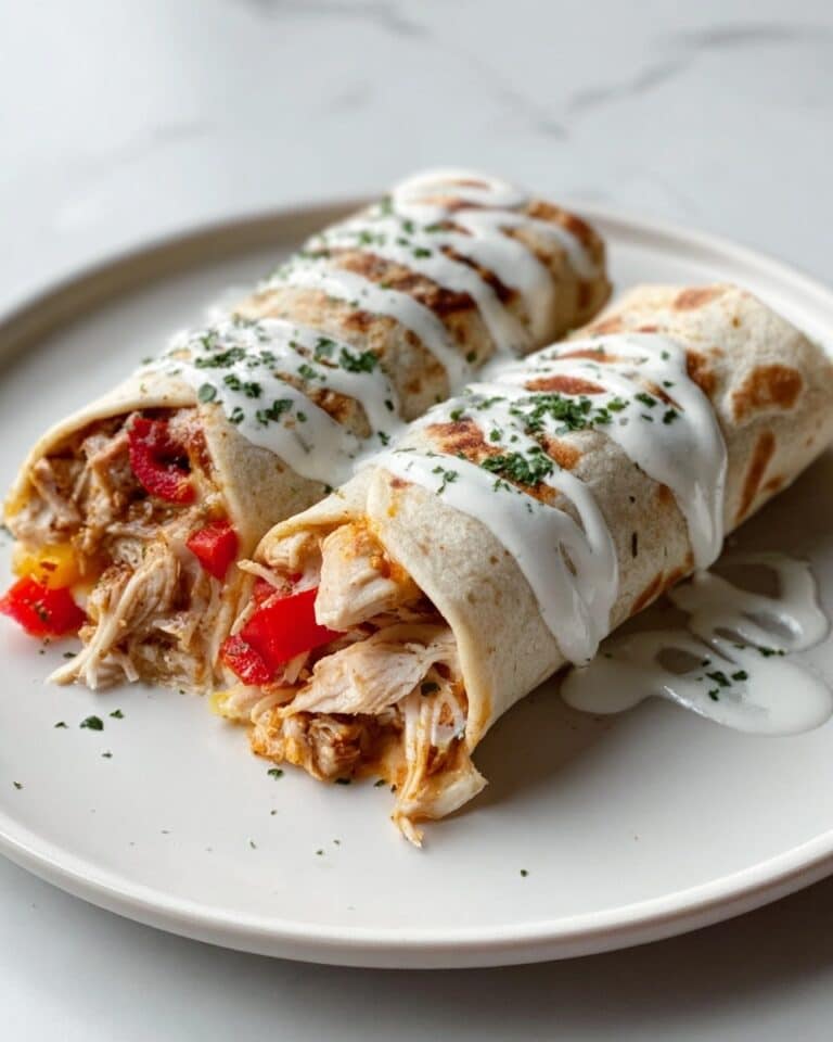 Chicken Bell Pepper Ranch Burritos Recipe