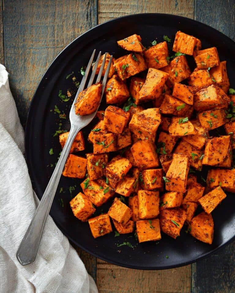 Air Fryer Sweet Potato Cubes Recipe