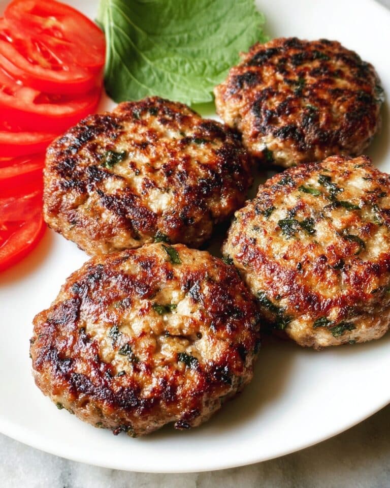 Juicy Turkey Burgers with Fresh Parsley and Smoked Paprika Recipe