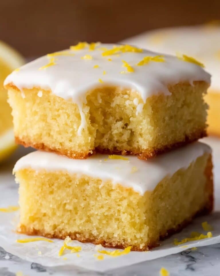 Easy Lemon Brownies Recipe