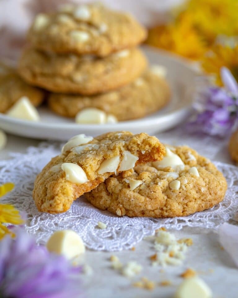 Lemon and White Chocolate Cookies Recipe