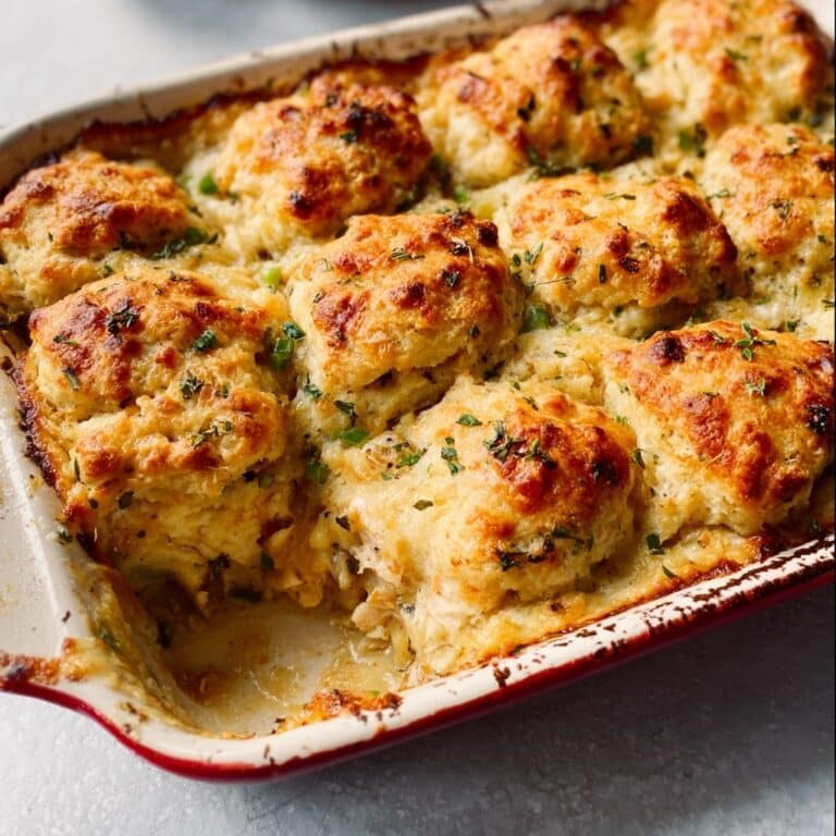 Press the dough evenly into the prepared baking dish as a biscuit base Recipe