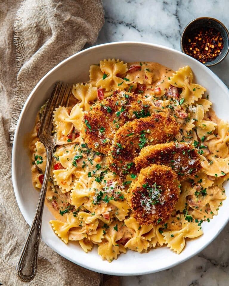 Southern Style Creamy Parmesan Chicken Pasta Recipe