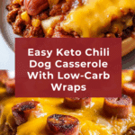 Keto Chili Dog Casserole Recipe