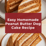 Homemade Peanut Butter Dog Cake Recipe