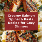 Salmon Spinach Pasta Dish: A Delicious and Nutritious Recipe