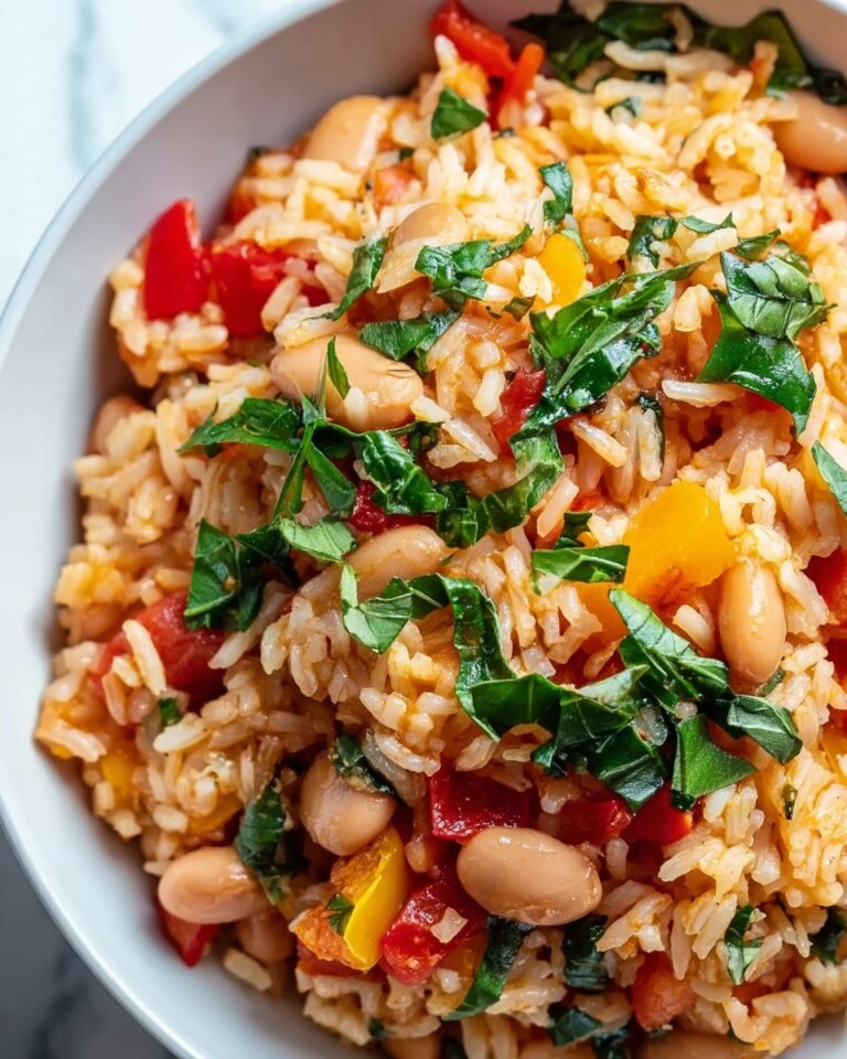 Healthy Mediterranean Rice and Beans Recipe