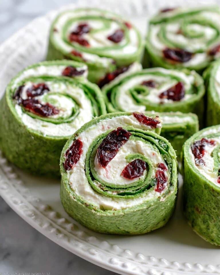 Tasty Christmas Cranberry Pinwheels Recipe