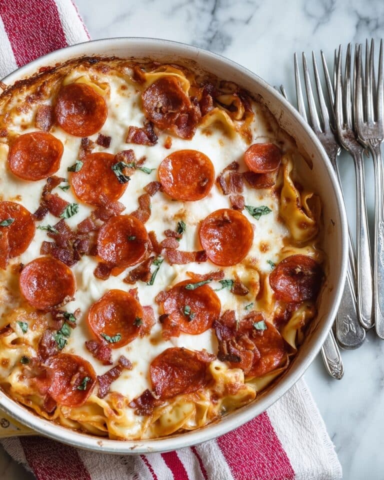 Meat Lovers Pizza Tortellini Recipe